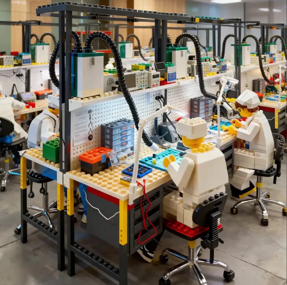 Видели трендовые видео с вязанным миром?   Вязать мы не умеем, а вот собирать конструктор «Руднево» - легко? 💪